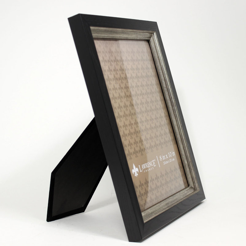 Riebe Black, Silver Matte Picture Frame, 8" x 10"