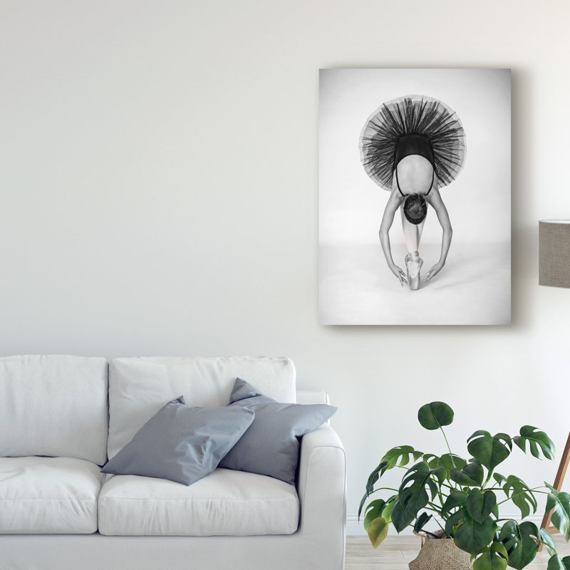 « ballet technique », reproduction de photo sur toile tendue, H 19 po x l 14 po x P 2 po