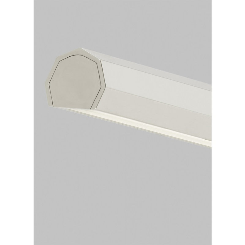 Plural Dimmable LED Wall Mounted Picture Light, Polished Nickel