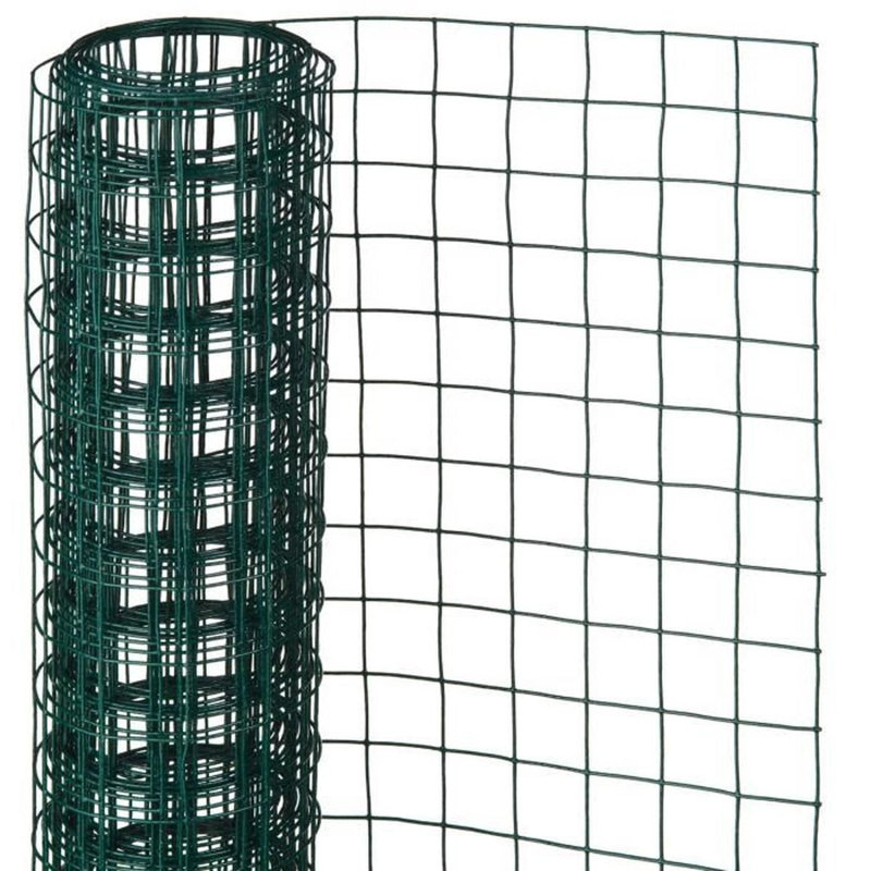 Alvie Metal Wire/Mesh Fence, Grey, 50cm H x 250cm W x 0.2cm D