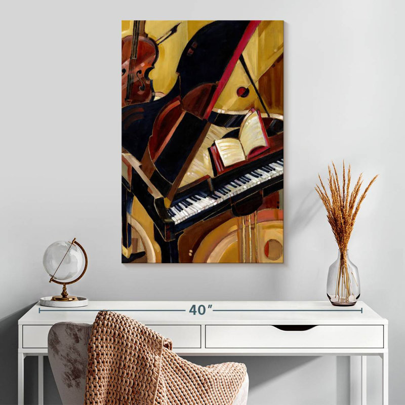 Abarca, piano abstrait II, H 30 po x l 20 po