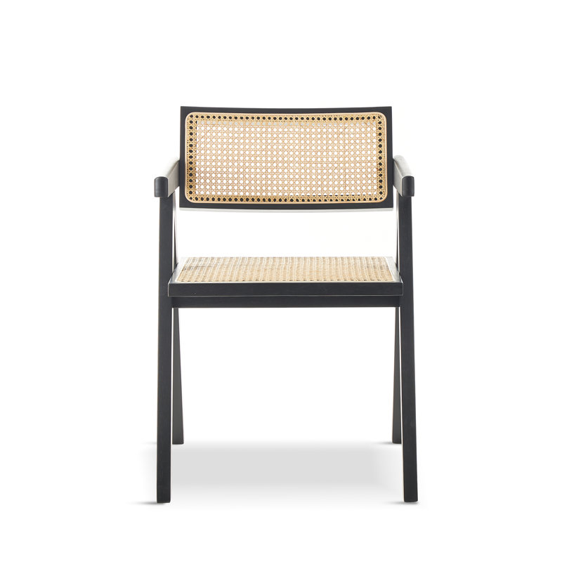 Vilas 48cm H Armchair, Black, Black