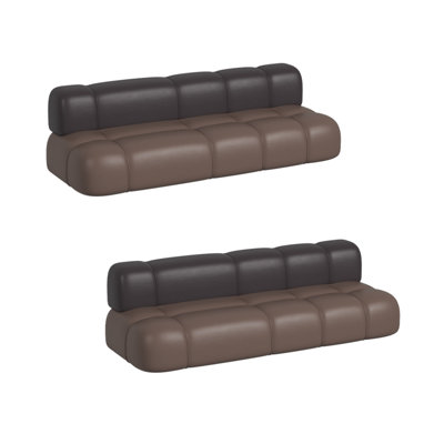Banc rembourré en similicuir