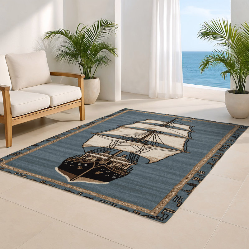 Tapis intérieur et extérieur gris Transport, Rectangle 9 pi x 12 pi