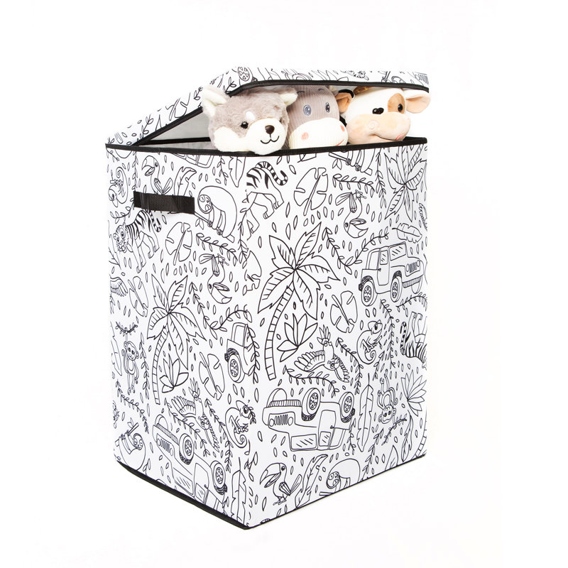 Baum Fabric Decorative Bin, 22.8" x 16.9"