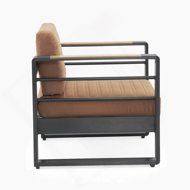 GIOVANNA CLUB CHAIR - Premium Outdoor Seating Set For Unmatched Comfort, Style, And Durability In Any Outdoor Setting, Orange