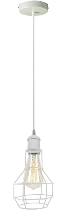 1 - Light White Geometric Pendant