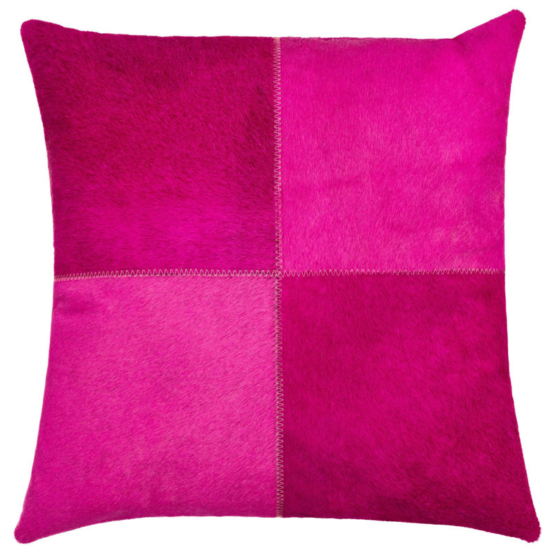 Coussins décoratifs en cuir de vache Canvello