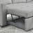 Sleeper Sofa Bed, Reversible Sectional Couch With Storage Chaise And Side Storage Bag