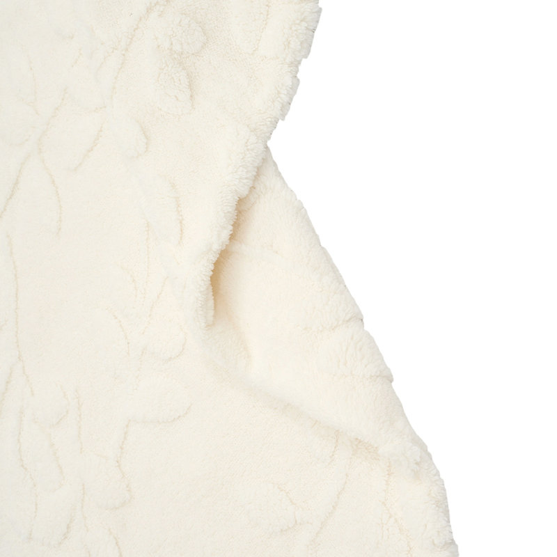 Machine Tufted Throw Blanket, Beige, 150cm x 200cm