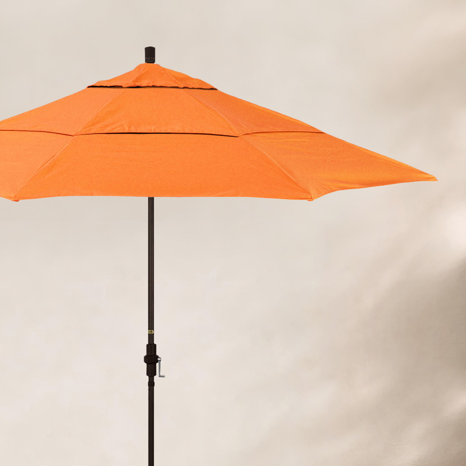 Broadmeade 11' Sunbrella® Umbrella, Canvas Black Sunbrella® Canvas