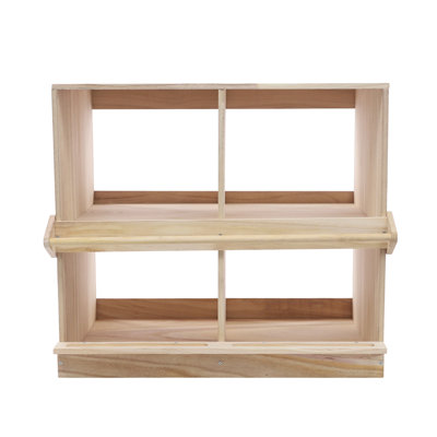 4 Compartment Wooden Nesting Boxes For Chickens With Perches