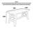 Nordic modern minimalist rectangular solid wood dining table-820435330