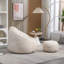 Fauteuil à billes rembourré avec repose-pieds-567656694