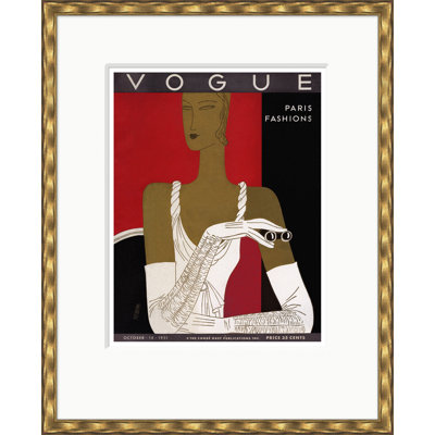 Vogue Cover, Paris Fashions #2, Eduardo Garcia Benito, October 15, 1931