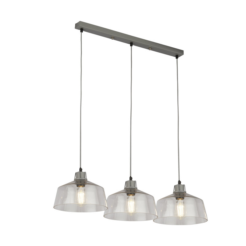 Florida 3 - Light Grey Kitchen Island Pendant