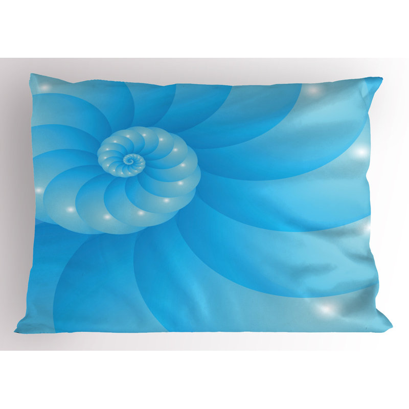 Ensemble de 2 taies décoratives à motif d'escargot Ambesonne, H 20 po x l 30 po