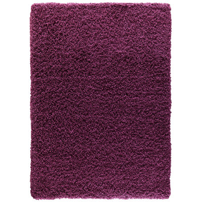 Verona Thick Purple Shaggy Area Rug – Soft Pile, Non-Slip, Durable Polypropylene Carpet for Living Room, Bedroom & Hallway