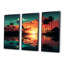 Orange Sunset Bold Landscape II - Coastal Sunset Wall Art-1101918623-1101918622