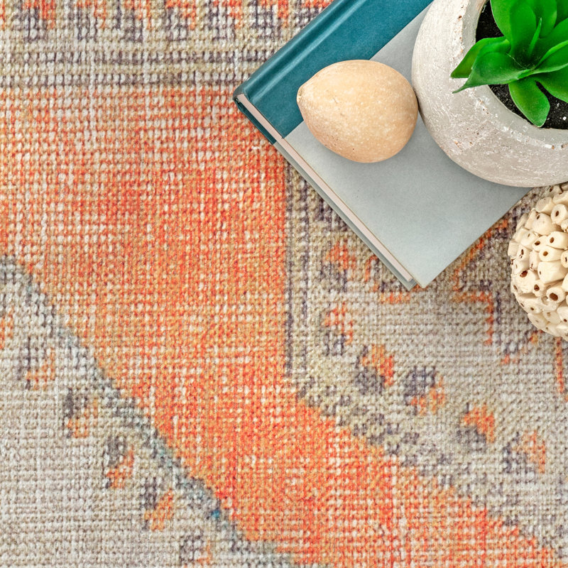 Tapis tissé à plat Khloe SpinClean, Rectangle 7 pi 10 po x 10 pi
