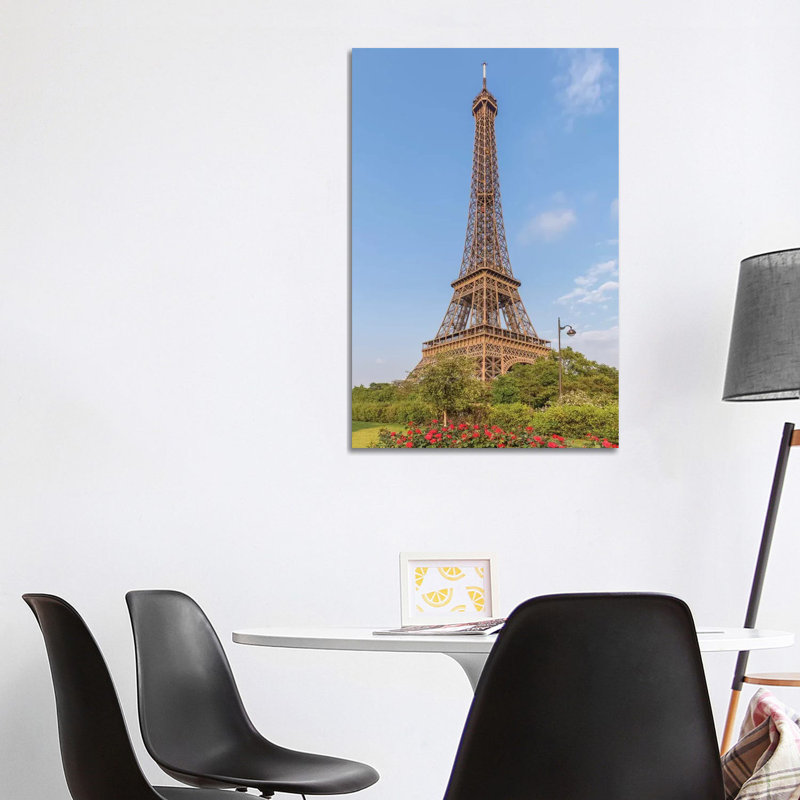 Paris View 1 Piece Wrapped Canvas Wall Art, 101.6 cm H x 66.04 cm W x 1.91 cm D