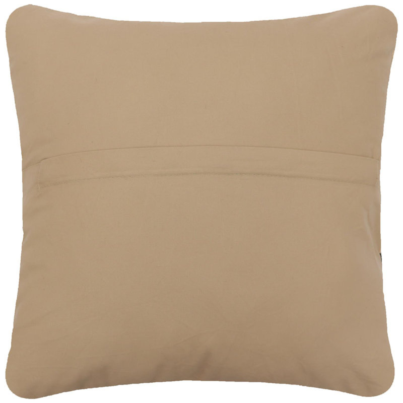 Coussin kilim Mid-Century tissé à la main, Beige / noir géométrique 2