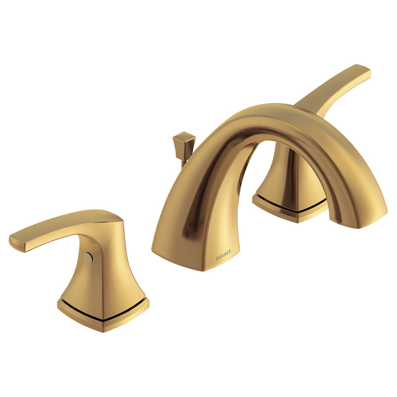 Vaughn Widespread Bathroom Faucet with Drain Assembly, Brushed Bronze