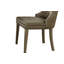Chaise d'appoint en cuir (ensemble de 2)
