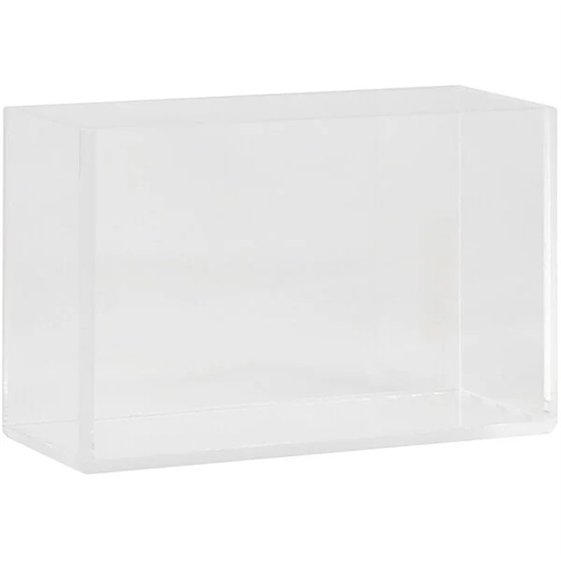 Suleima Modular Acrylic Display Box 22313-4-12 C958A16AE6A8497D9F55E522D46A9FAA, Clear, 3.8" H x 2.85" W x 5.7" D