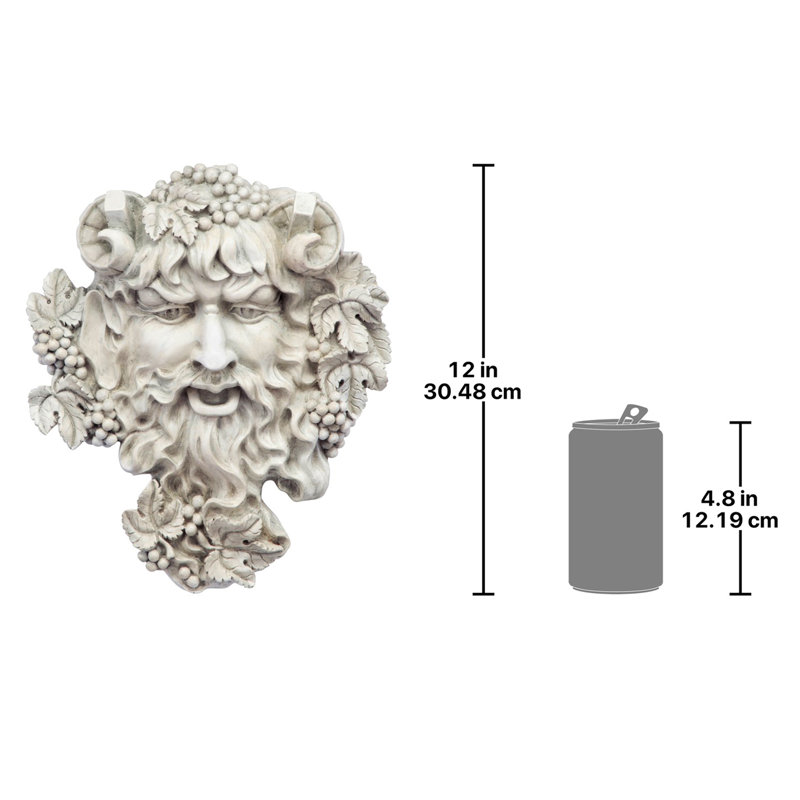Bacchus God of Wine Greenman Wall Sculpture