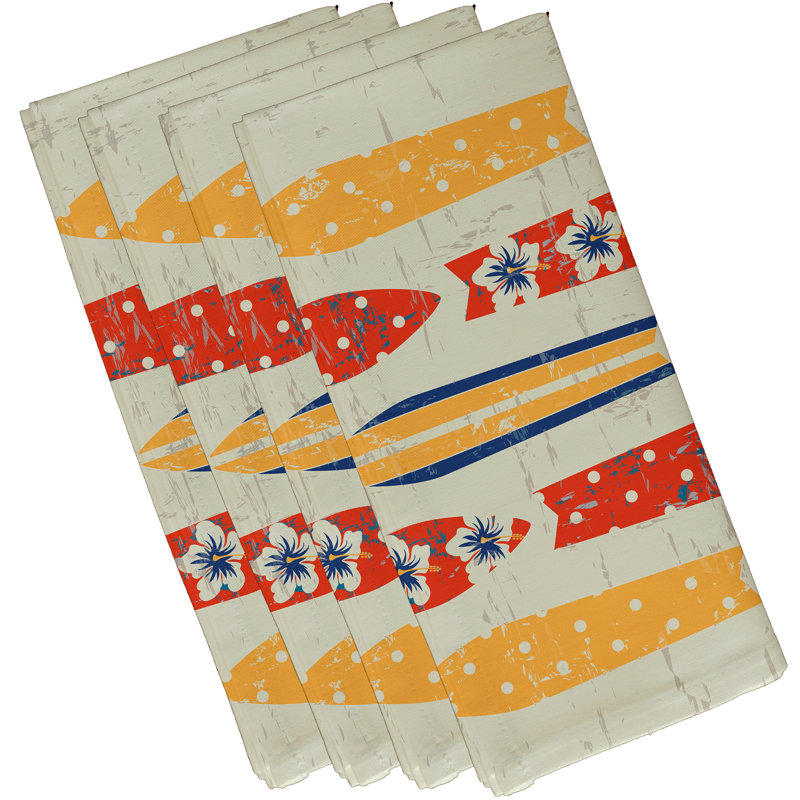 Ensemble de serviettes 4 pièces Allbritton, L 18 po x L 18 po