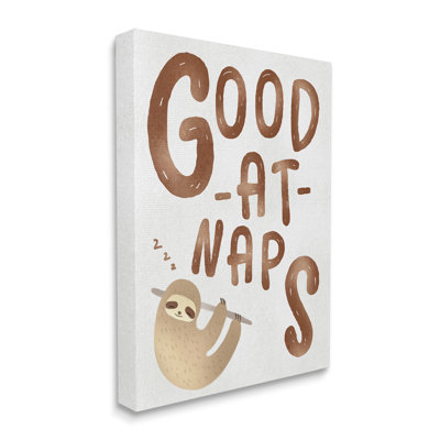 «Good at Naps», «Jungle Sloth Sleeping» par Ziwei Li, impression