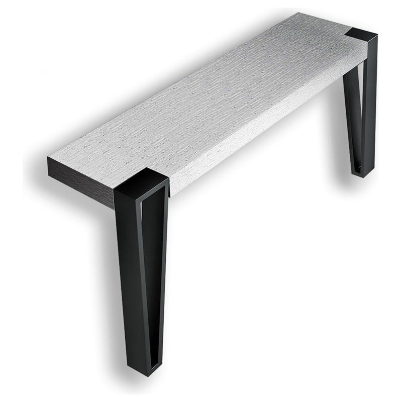 Console Saphire, 31.5" H x 31.5" W x 15.6" D, Haute brillance