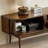 Japanese style solid wood frame TV stand-109661468