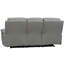 Canapé inclinable en cuir véritable 85 po Dhruvah