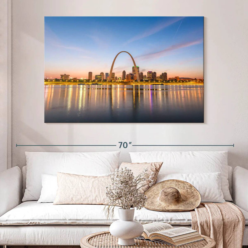 Rorry St Louis Skyline Lights, 34" H x 51" W