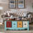 American retro style painted coffee table