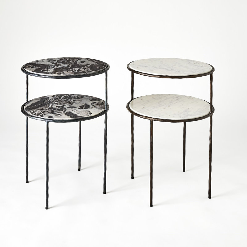 Registrar Marble End Table
