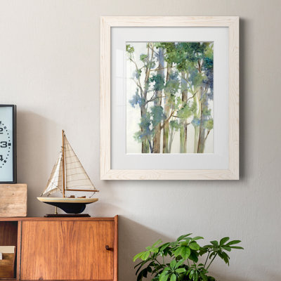 Vent dans les arbres - Reproduction de photo encadrée sur papier