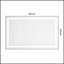 Miroir de salle de bain à DEL avec façade et rétroéclairage, miroir de meuble-lavabo mural avec cadre en aluminium, antibuée, mémoire, 3 couleurs, gradation continue-765418235