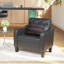 Fauteuil en similicuir-1873726864