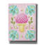  «Pink Mushroom» par Club Daydream, art mural sur toile, 12 po x 16 po-637973082
