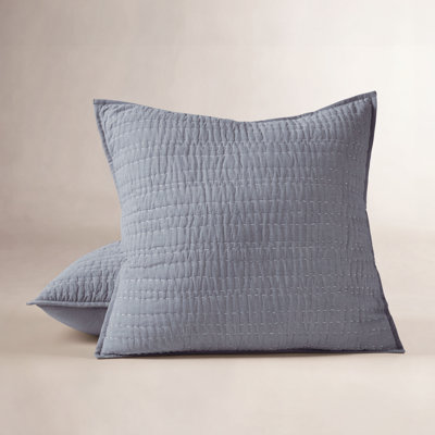 Channel Handstitched Organic Sham Euro