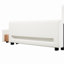Lit plateforme tapissier simple avec tiroir, bande lumineuse à DEL, port USB, blanc-59678298-59678296