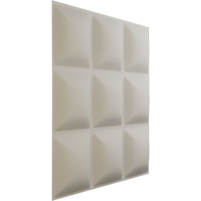 Panneau mural 3D classique EnduraWall, Blanc fleur satiné UltraCover
