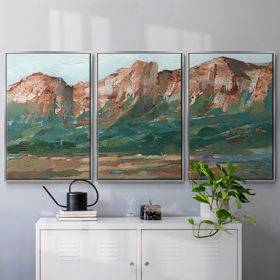 " Heading West I " 3 - Pieces