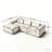 107" Compressed Sectional Sofas-804346906