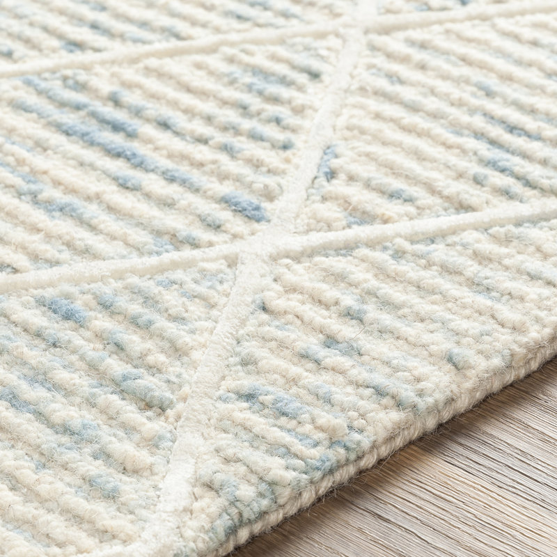 Lynden Hand Tufted Geometric Indoor Rug, Rectangle 4' x 6'