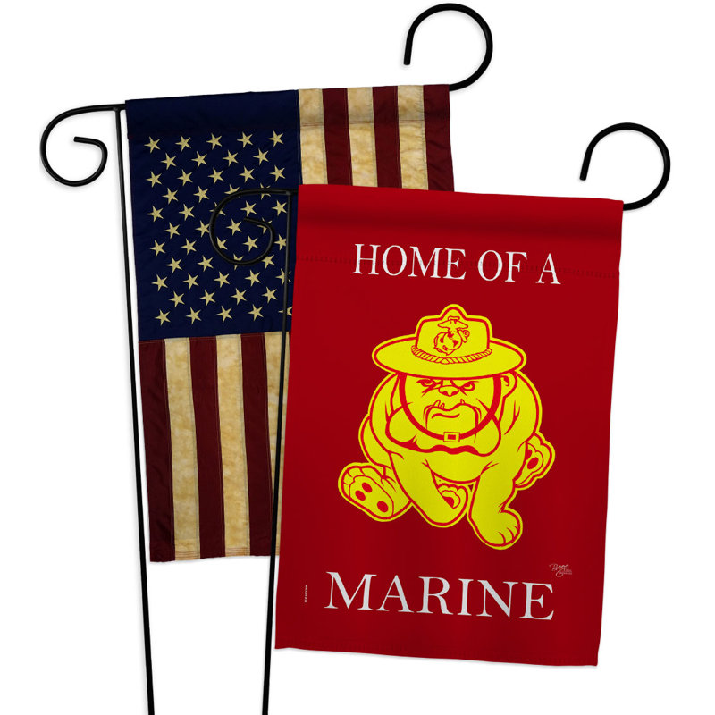 Double Sided 18.5'' H x 13'' W Polyester Garden Flag