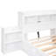 Twin Size Storage Platform Bed With Pull Out Shelves, Twin Size Trundle And 2 Drawers-114238908